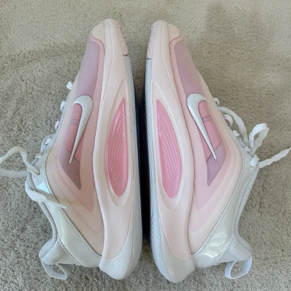 Nike A'one Aja Wilson Women Size 5 ~3.5Y White Perfect Pink Prism Pink HF001-101